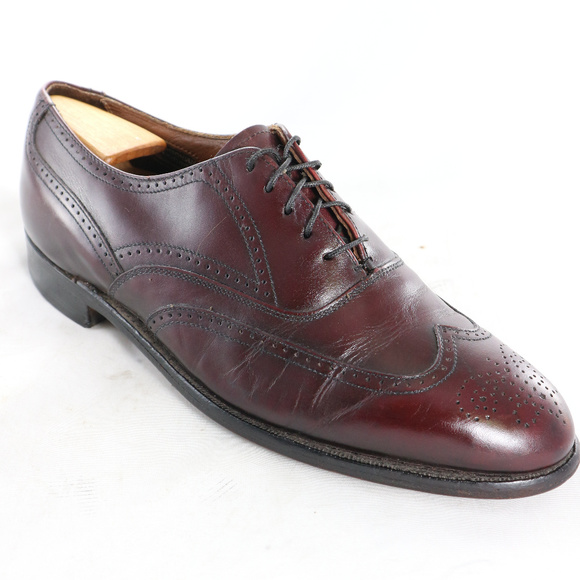 Bostonian Shoes | Vtg Mahogany Wingtip 